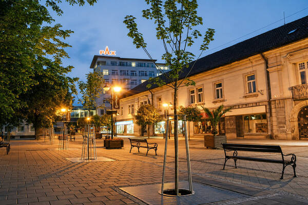 Sulfur springs in the spa of Trenčianske Teplice