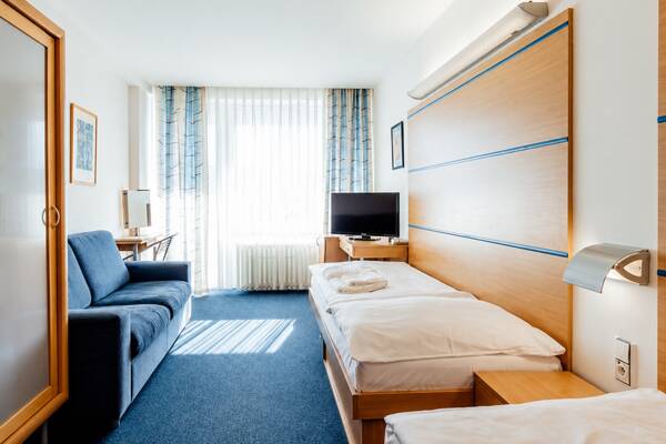 Basic twin beds