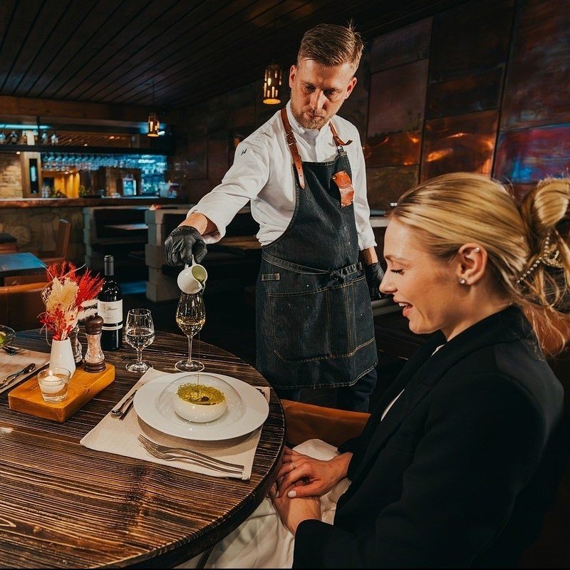 Accommodation with half board