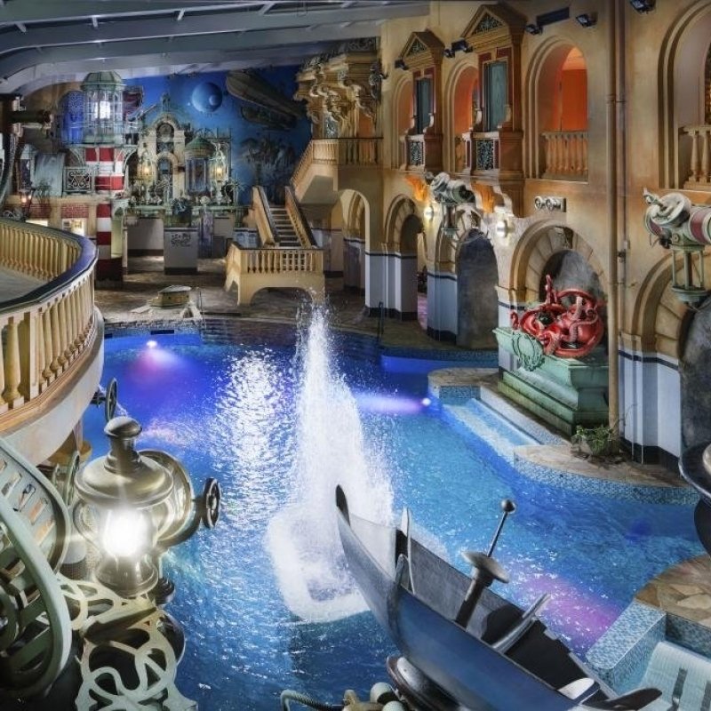 Fun and relaxation in Aquapark Babylon - Winter