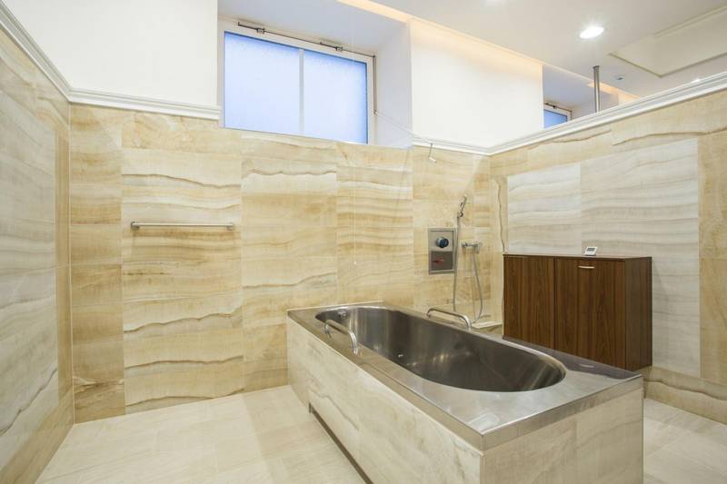 Traditional radon spa treatment 