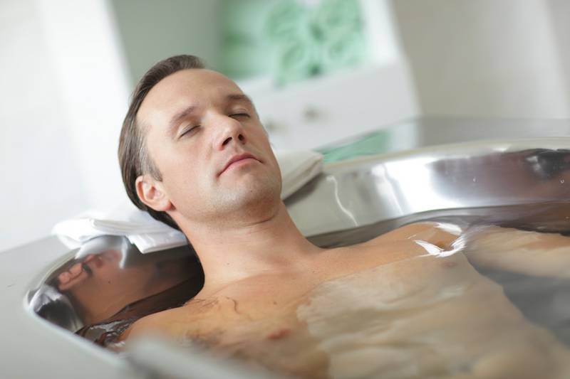 Traditional radon spa treatment 