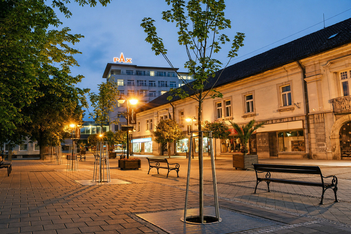 Sulfur springs in the spa of Trenčianske Teplice