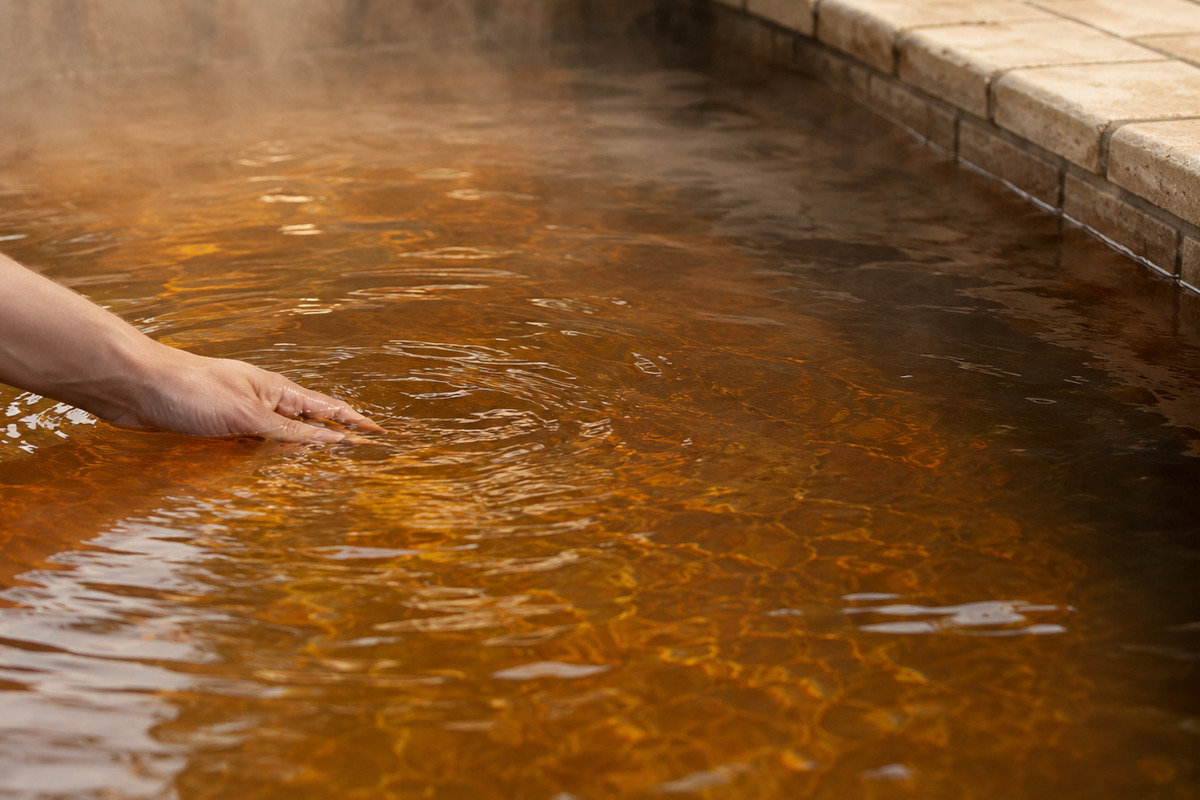 Amber water in Hajdúszoboszló