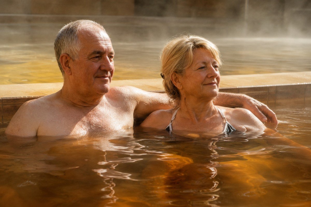 Amber water in Hajdúszoboszló