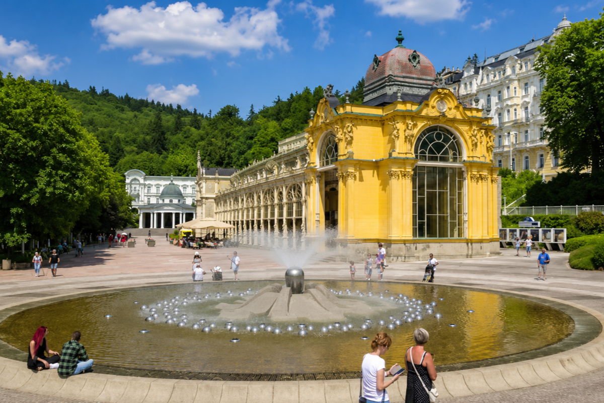 Drinking cures in Czech spas