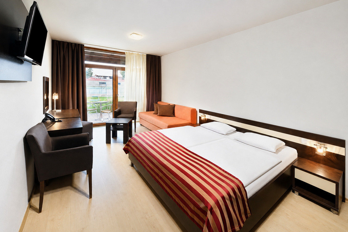 Lux studio with balcony or terrace